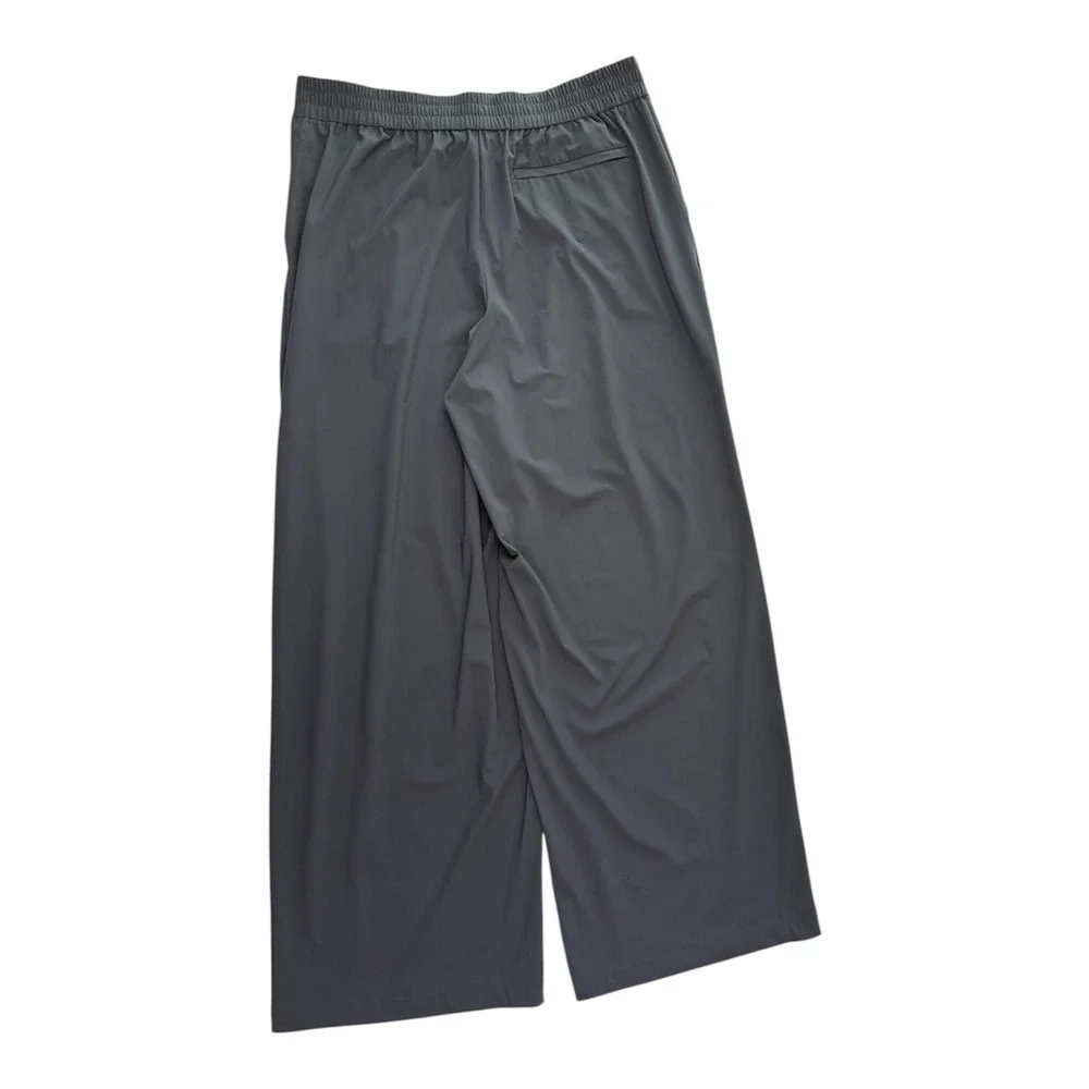 Athleta Pinnacle High Rise Wide Leg Pant 16 Tall Travel Sporty Office Comfort